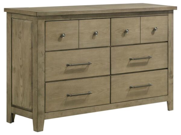 Hazlewood 6-drawer Bedroom Dresser Cabinet Vineyard Oak