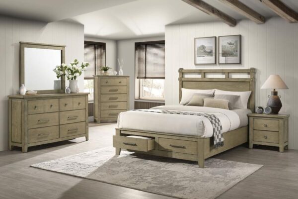 Hazlewood Dresser Mirror Vineyard Oak
