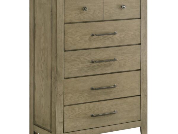 Hazlewood 5-drawer Bedroom Chest of Drawers Vineyard Oak