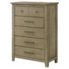 Hazlewood 5-drawer Bedroom Chest of Drawers Vineyard Oak