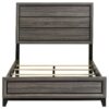 Watson Wood Full Panel Bed Grey Oak
