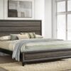 Watson Wood California King Panel Bed Grey Oak