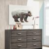Watson 6-drawer Dresser Grey Oak