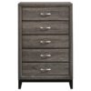 Watson 5-drawer Bedroom Chest Grey Oak
