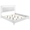 Cassia 4-piece Eastern King LED Bedroom Set White High Gloss