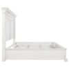 McKinney Queen LED Light Panel Bed Vintage White