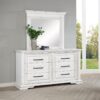 McKinney 6-drawer Bedroom Dresser with Mirror Vintage White