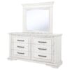 McKinney 6-drawer Bedroom Dresser with Mirror Vintage White