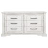 McKinney 6-drawer Bedroom Dresser Cabinet Vintage White