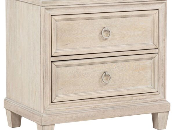 Pembroke 2-drawer Nightstand Bedside Table Washed Oak