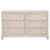 Pembroke 6-drawer Bedroom Dresser Cabinet Washed Oak