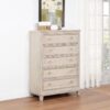 Pembroke 5-drawer Chest of Drawers Washed Oak