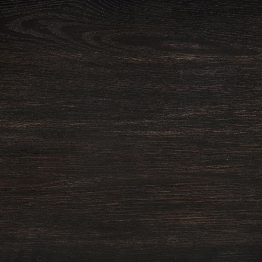 Leandro 2-drawer LED Nightstand with USB Burnished Black