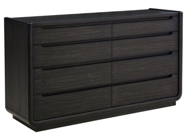 Leandro 8-drawer Bedroom Dresser Cabinet Burnished Black