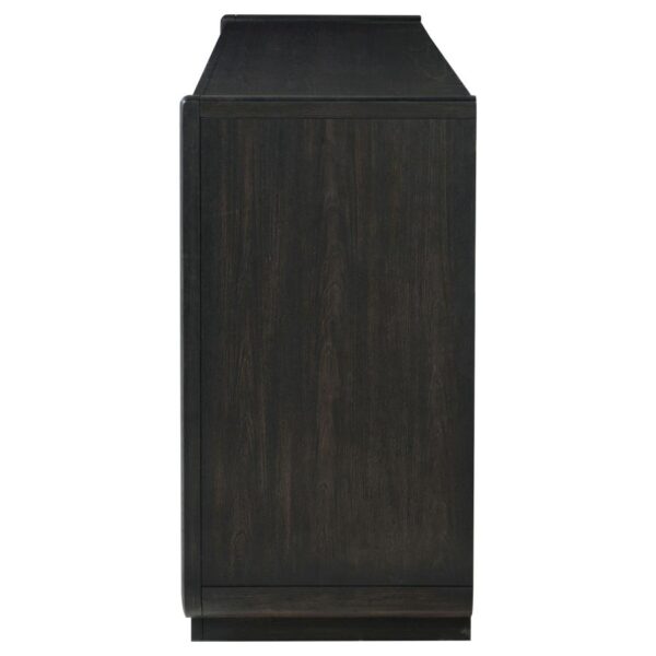 Leandro 8-drawer Bedroom Dresser Cabinet Burnished Black