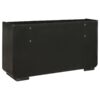 Leandro 8-drawer Bedroom Dresser Cabinet Burnished Black