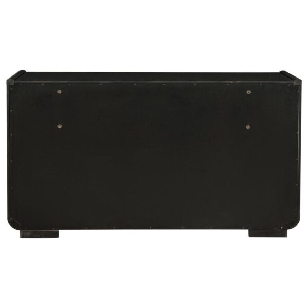 Leandro 8-drawer Bedroom Dresser Cabinet Burnished Black