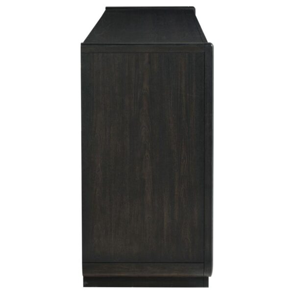Leandro 8-drawer Bedroom Dresser Cabinet Burnished Black