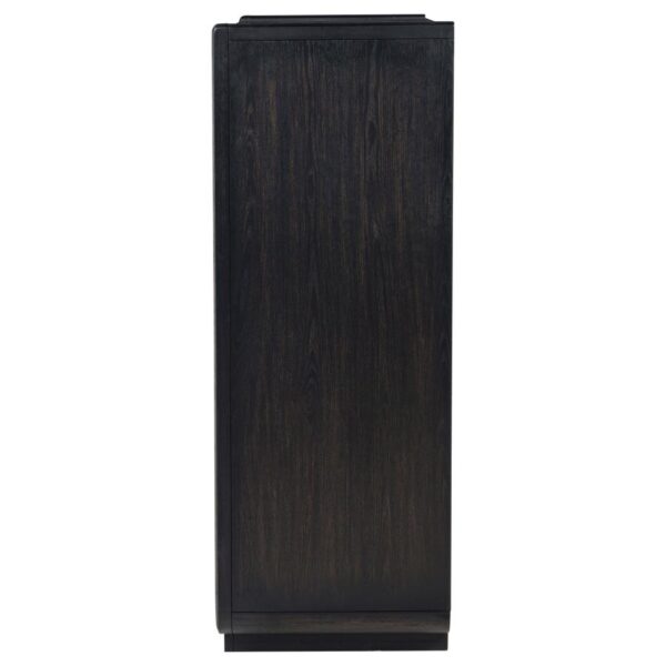 Leandro 5-drawer Bedroom Chest of Drawers Burnished Black