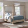 Solano 85-inch Queen Canopy Bed Weathered Mango