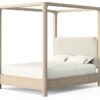 Solano 85-inch Queen Canopy Bed Weathered Mango