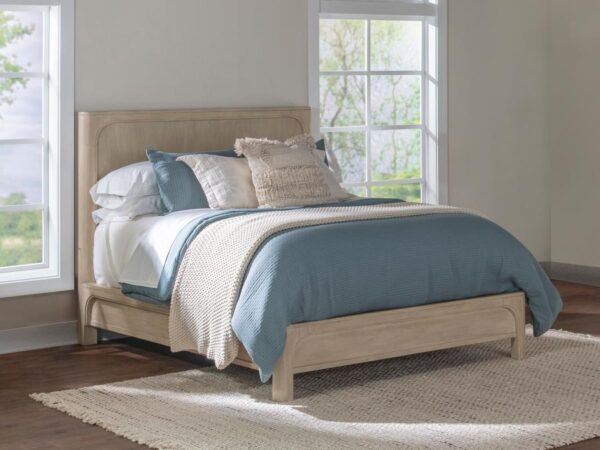 Solano 55-inch Eastern King Panel Bed Weathered Mango