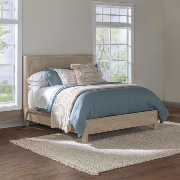 Solano 55-inch Eastern King Panel Bed Weathered Mango