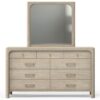 Solano 9-drawer Bedroom Dresser with Mirror Weathered Mango