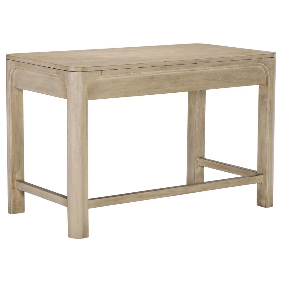 Solano 2-drawer Makeup Table Vanity Desk Weathered Mango