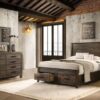 Woodmont 4-piece Eastern King Bedroom Set Golden Brown