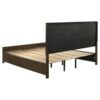Woodmont California King Storage Bed Rustic Golden Brown
