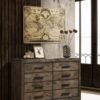 Woodmont 8-drawer Dresser Rustic Golden Brown