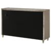 Lorient 8-drawer LED Bedroom Dresser Cabinet Ivory and Camel