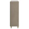 Lorient 5-drawer LED Chest of Drawers Ivory and Camel