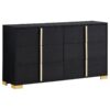 Marceline 6-drawer Dresser Black