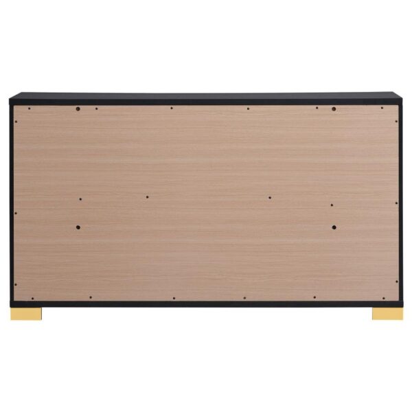 Marceline 6-drawer Dresser Black