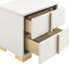 Marceline 2-drawer Nightstand White