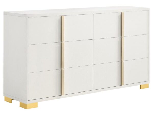 Marceline 6-drawer Dresser White