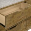 Henderson 6-drawer Bedroom Dresser Cabinet Medium Oak