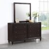 Emberlyn 6-drawer Dresser with Mirror Brown