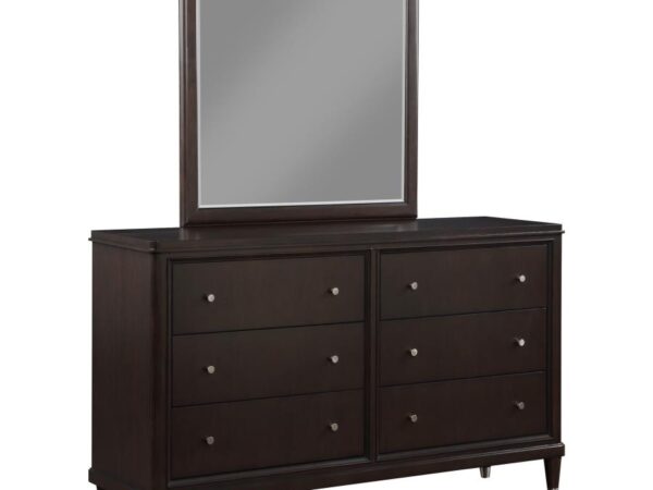 Emberlyn 6-drawer Dresser with Mirror Brown