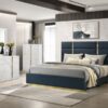 Ines 6-drawer Bedroom Dresser Cabinet White High Gloss