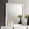 Ines Dresser Mirror Holographic White High Gloss
