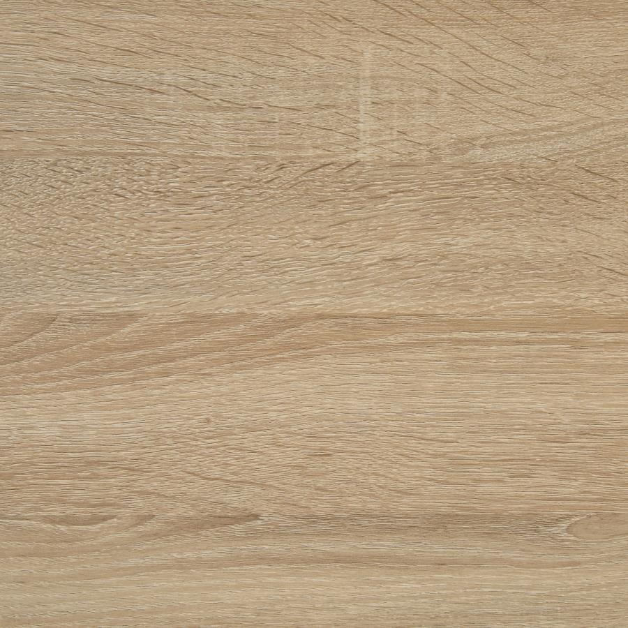 Arielle 2-drawer Bedroom Nightstand with Casters Light Oak