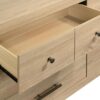 Arielle 6-drawer Bedroom Dresser Cabinet Light Oak
