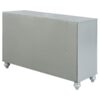 Gunnison 6-drawer Dresser Silver Metallic