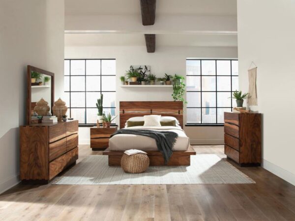 Winslow 5-piece California King Bedroom Set Smokey Walnut