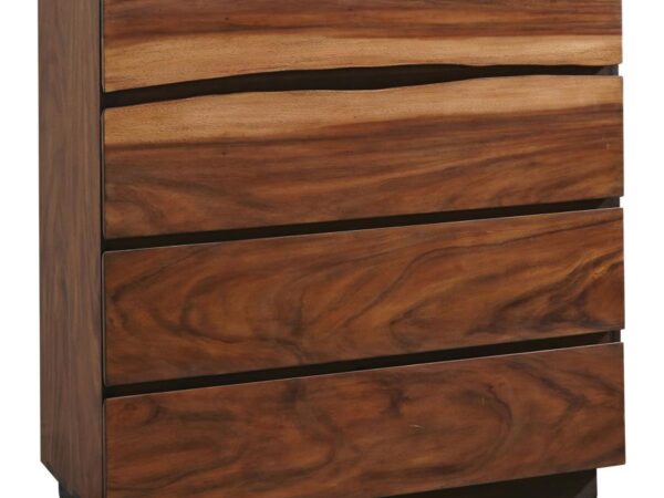Winslow 4-drawer Bedroom Chest Smokey Walnut