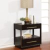 Durango 2-drawer Nightstand Smoked Peppercorn