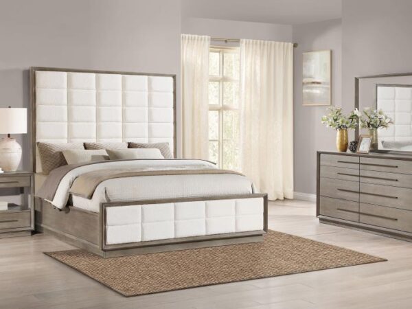 Durango 4-piece Eastern King Bedroom Set Taupe Oak